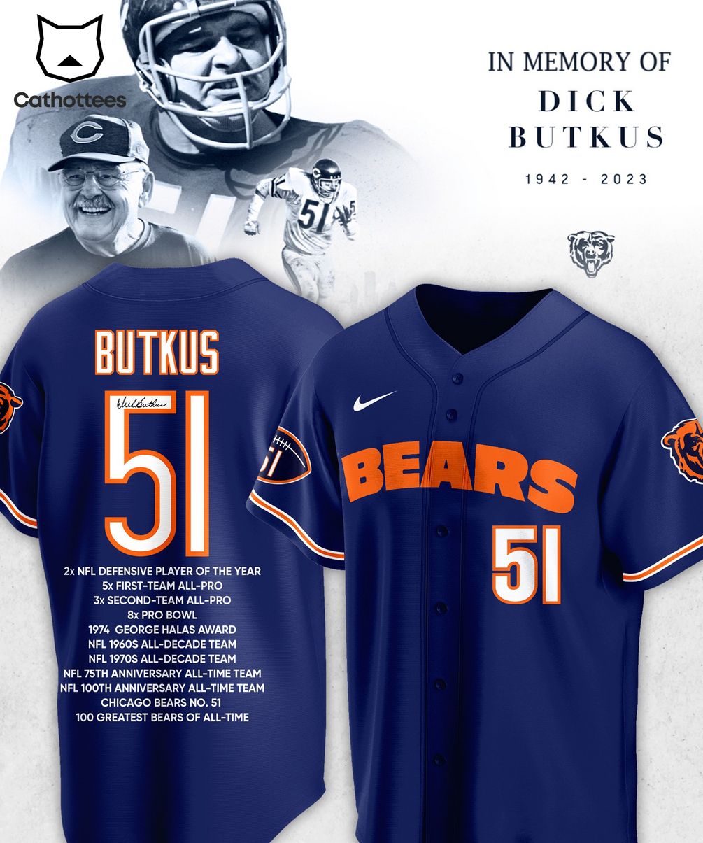 Custom Chicago Bears Baseball Jersey 5xl for sale 