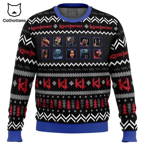 Instinct of a Killer Select Killer Instinct Ugly Christmas Sweater