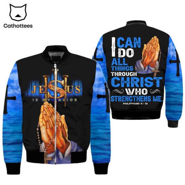 Jesus  IST Mein Retter Cross Design 3D Hoodie