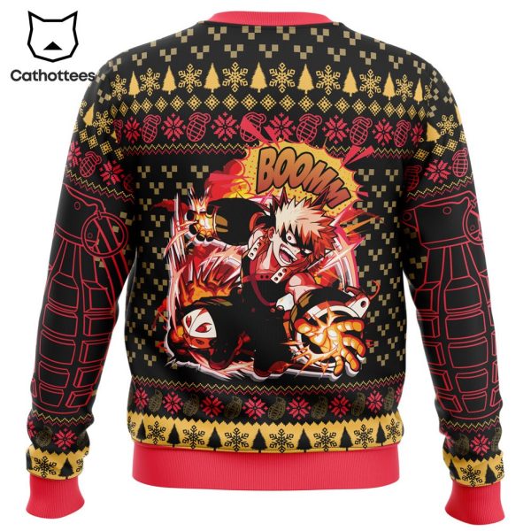 Katsuki Bakugo My Hero Academia Ugly Christmas Sweater