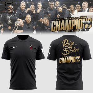 Las Vegas Aces Raise The Stakes Back To Back WNBA Champions 2022 – 2023 3D T-Shirt