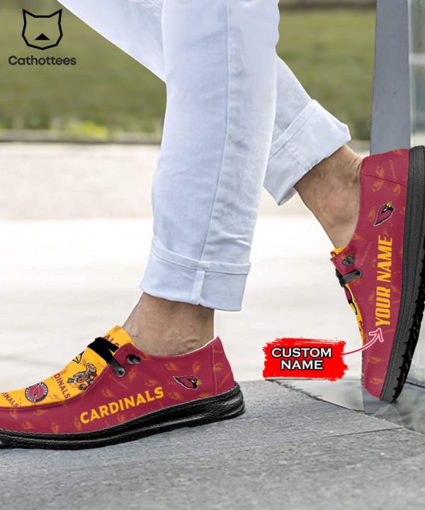 LIMITED NFL Arizona Cardinals  Custom Name Hey Dude Shoes