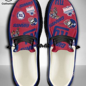 LUXURY NFL New York Giants  Custom Name Hey Dude Shoes