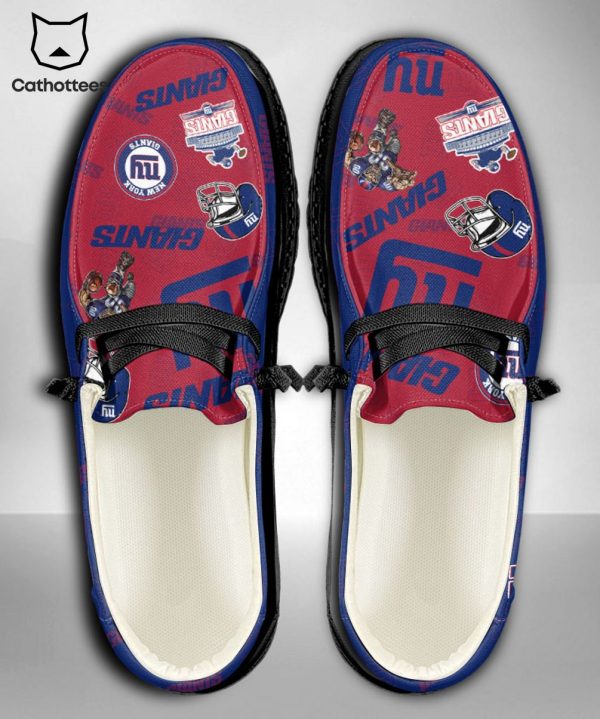 LUXURY NFL New York Giants  Custom Name Hey Dude Shoes