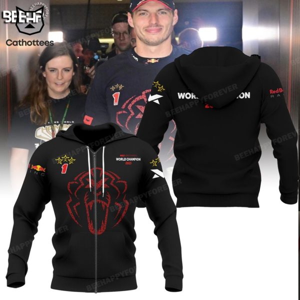 Max Verstappen World Champion 2023 Mascot Design 3D Hoodie