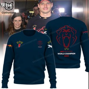 Max Verstappen World Champion Mascot Back Of Shirt  Design 3D Hoodie