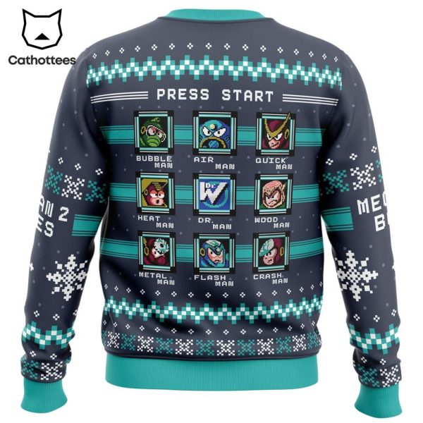 Mega Man 2 Bosses Ugly Christmas Sweater