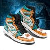 Miami Dolphins NFL Logo Blue White Dolphins Design Air Jordan 1 High Top