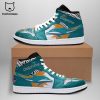 Miami Dolphins Go Fins Blue Orange Design Air Jordan 1 High Top