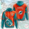 Miami Dolphins Nike Logo Yellow Black Design 3D Hoodie