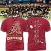 Men’s Arizona Diamondbacks Fanatics Branded Black Hometown Collection Rattle Design 3D T-Shirt
