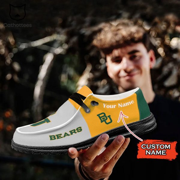 NCAA Baylor Bears Hey Dude Shoes – Custom name