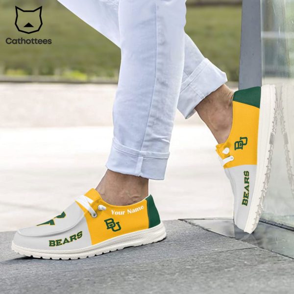 NCAA Baylor Bears Hey Dude Shoes – Custom name