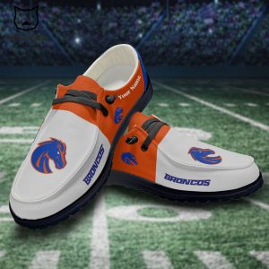 NCAA Boise State Broncos Hey Dude Shoes – Custom name
