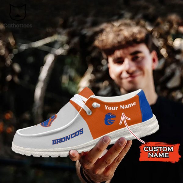 NCAA Boise State Broncos Hey Dude Shoes – Custom name