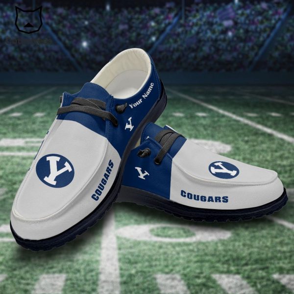 NCAA BYU Cougars Hey Dude Shoes – Custom name