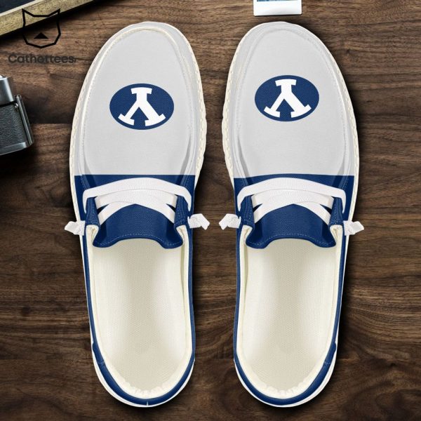 NCAA BYU Cougars Hey Dude Shoes – Custom name