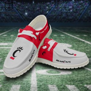 NCAA Cincinnati Bearcats Hey Dude Shoes – Custom name