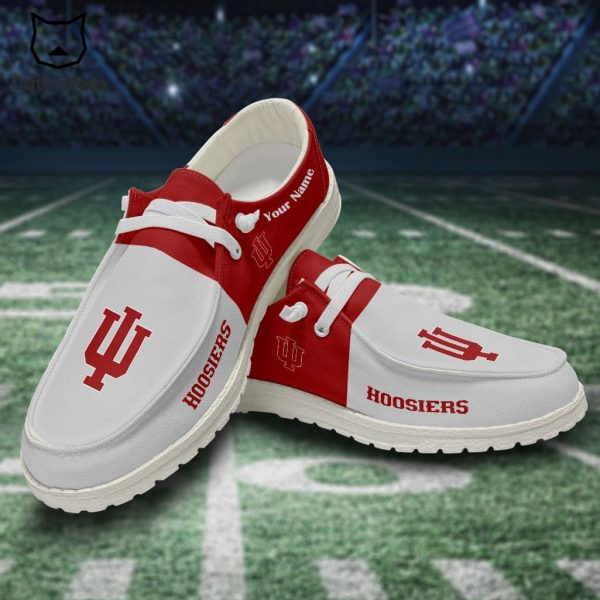 NCAA Indiana Hoosiers Hey Dude Shoes – Custom name