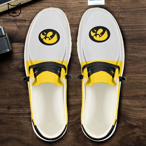 NCAA Iowa Hawkeyes Hey Dude Shoes – Custom name