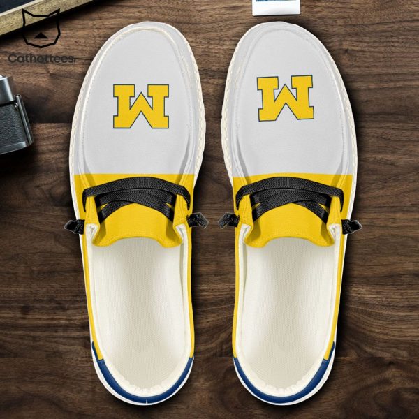 NCAA Michigan Wolverines Hey Dude Shoes – Custom name