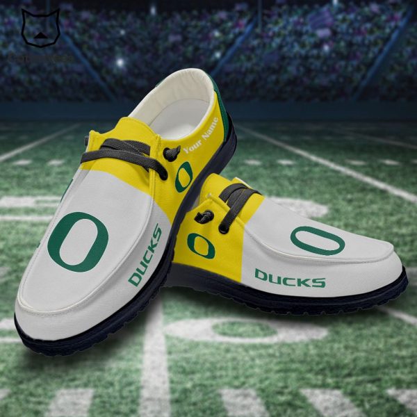 NCAA Oregon Ducks Hey Dude Shoes – Custom name