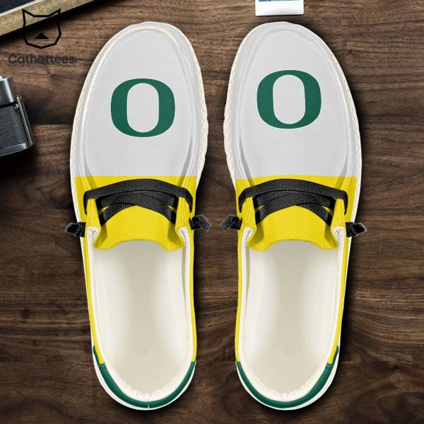 NCAA Oregon Ducks Hey Dude Shoes – Custom name