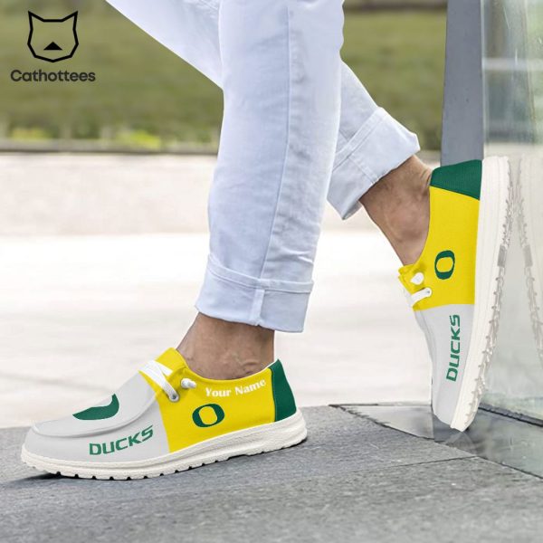 NCAA Oregon Ducks Hey Dude Shoes – Custom name