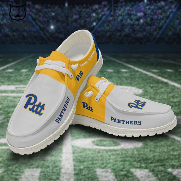 NCAA Pittsburgh Panthers Hey Dude Shoes – Custom name