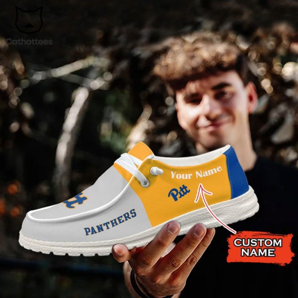 NCAA Pittsburgh Panthers Hey Dude Shoes – Custom name