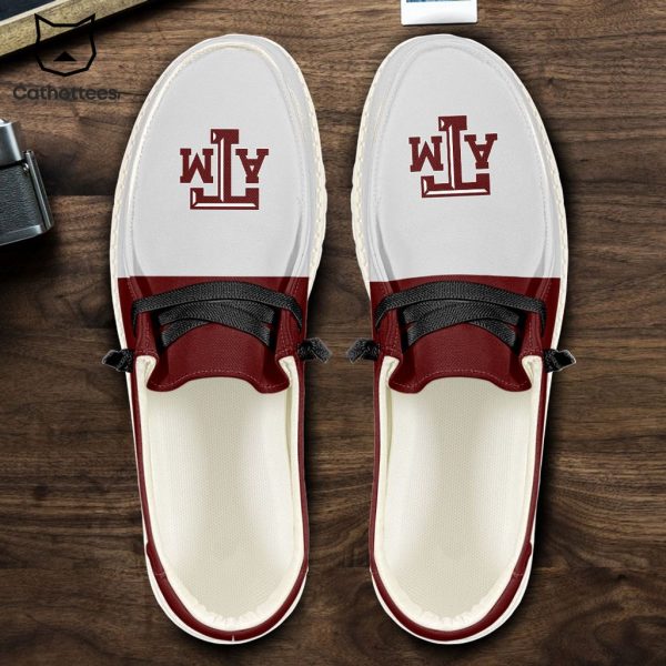 NCAA Texas A&M Aggies Hey Dude Shoes – Custom name