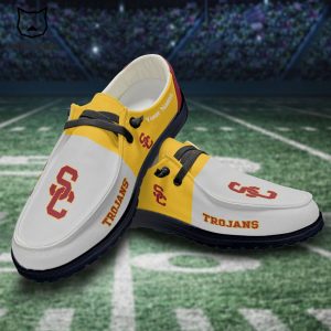 NCAA USC Trojans Hey Dude Shoes – Custom name