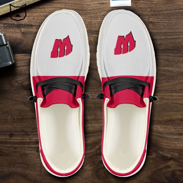 NCAA Wisconsin Badgers Hey Dude Shoes – Custom name