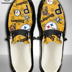 NEW NFL Pittsburgh Steelers  Custom Name Hey Dude Shoes