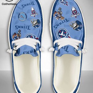 NEW NFL Tennessee Titans Custom Name Hey Dude Shoes