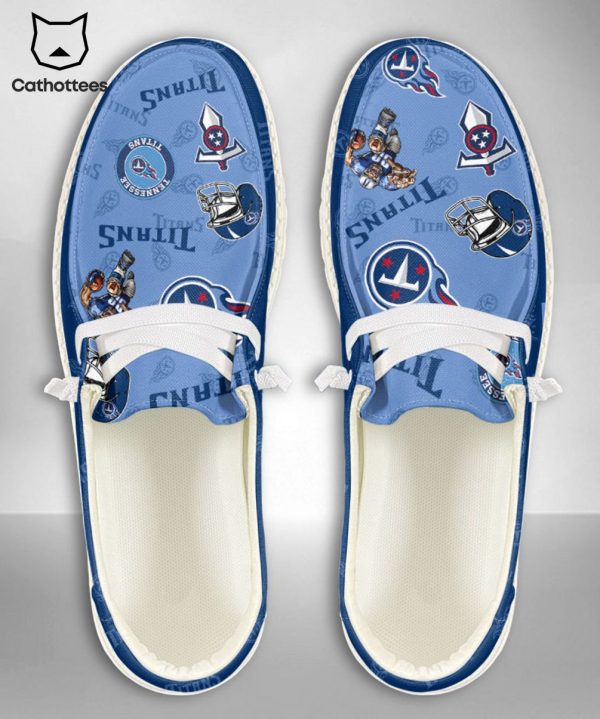 NEW NFL Tennessee Titans Custom Name Hey Dude Shoes