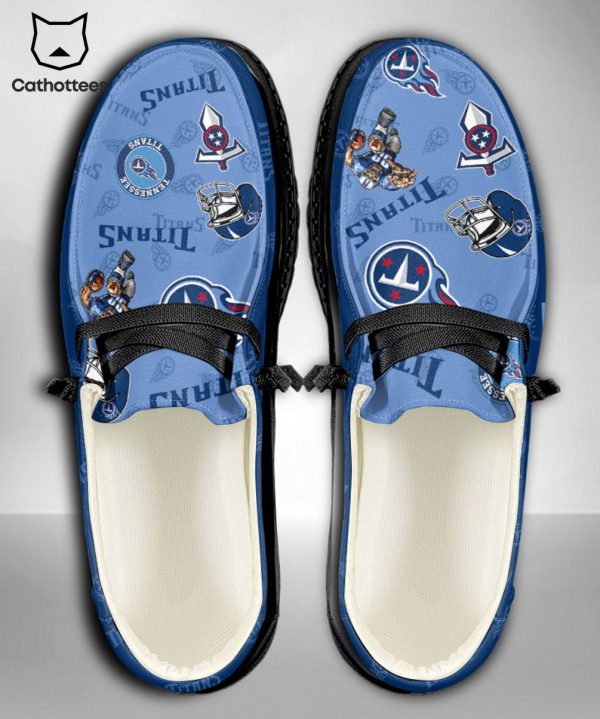 NEW NFL Tennessee Titans Custom Name Hey Dude Shoes