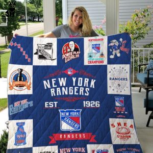 New York Rangers EST 1926 Quilt Blanket