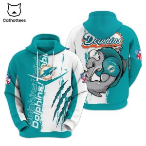 NFL Dolphins Miami Mascot Design Hoodie And Pants