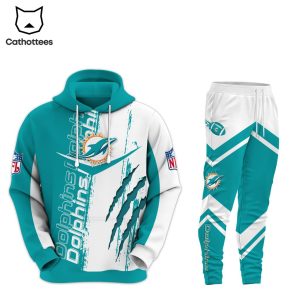 NFL Dolphins Miami Mascot Design Hoodie And Pants