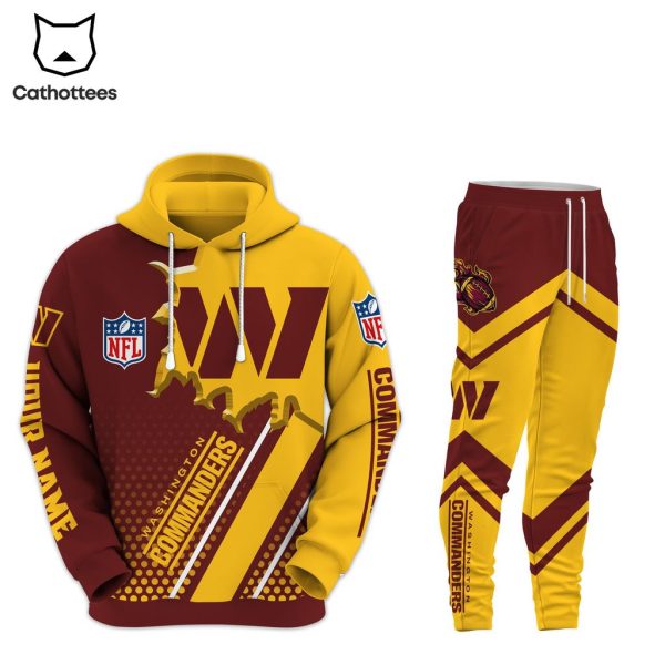 NFL Washington Commanders Logo Design Hoodie And Pants