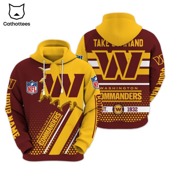 NFL Washington Commanders Logo Design Hoodie And Pants