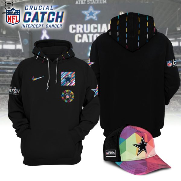 NFL’s Cancer Awareness  Rainbow Colors Nike Logo 3D Hoodie