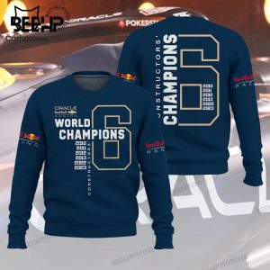 Oracle Red Bull Racing World Championships 3D Hoodie