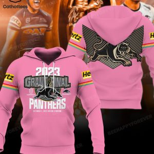 Penrith Panthers 2023 Mascot Design Pink 3D Hoodie