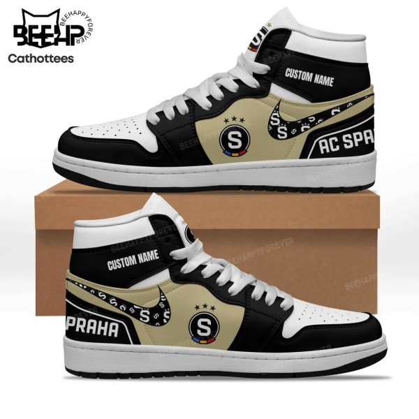 Personalized AC Sparta Praha Nike Logo Design Air Jordan 1 High Top