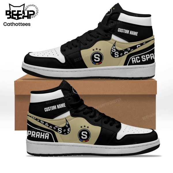 Personalized AC Sparta Praha Nike Logo Design Air Jordan 1 High Top