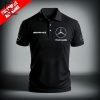 Personalized AMG Mercedes Benz Logo Design White 3D Polo