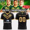 Personalized Australian Kangaroos Pacific Rugby League Championships Logo Design 3D T-Shirt