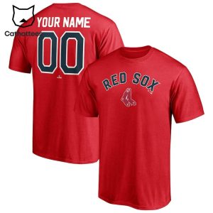 Personalized Boston Red Sox Logo Design 3D T-Shirt